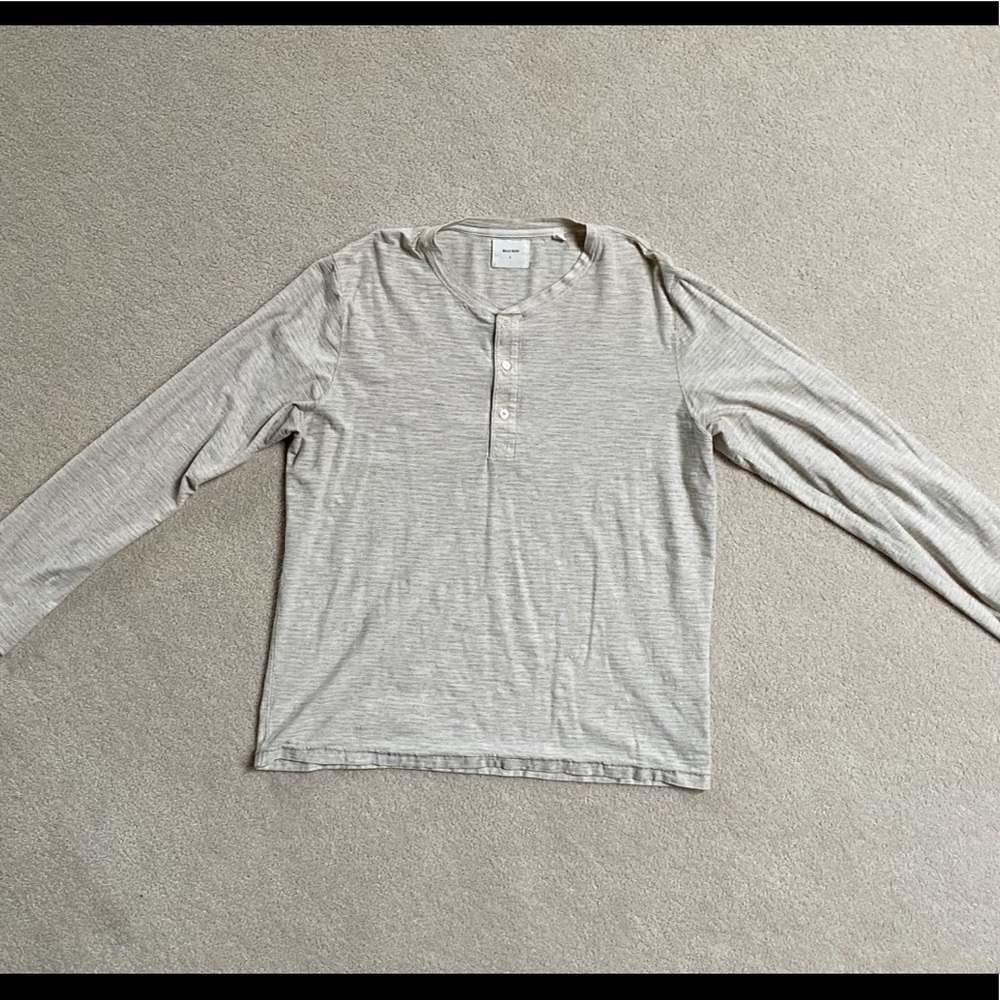 Billy Reid Long Sleeve Henley